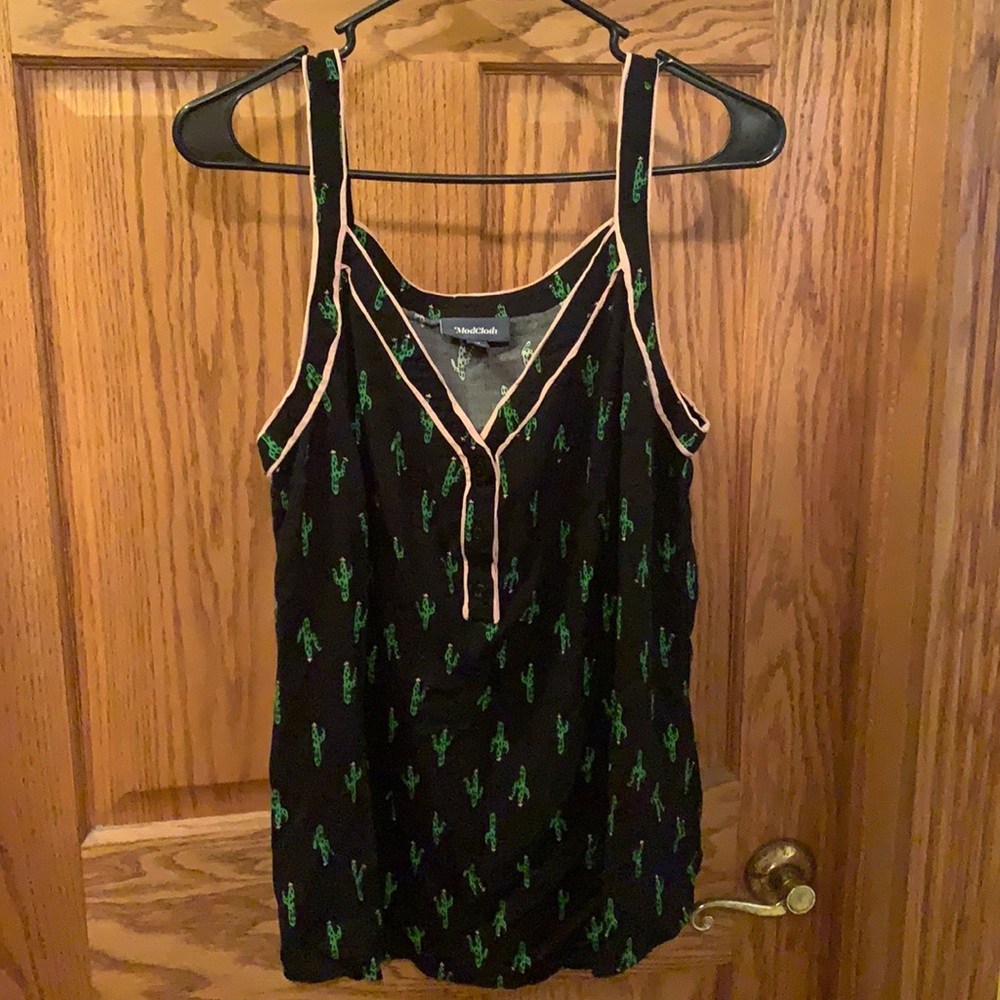 ModCloth cactus tank blouse
